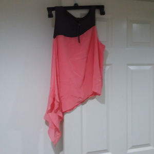 Asymetrical Silk top NWT Size S